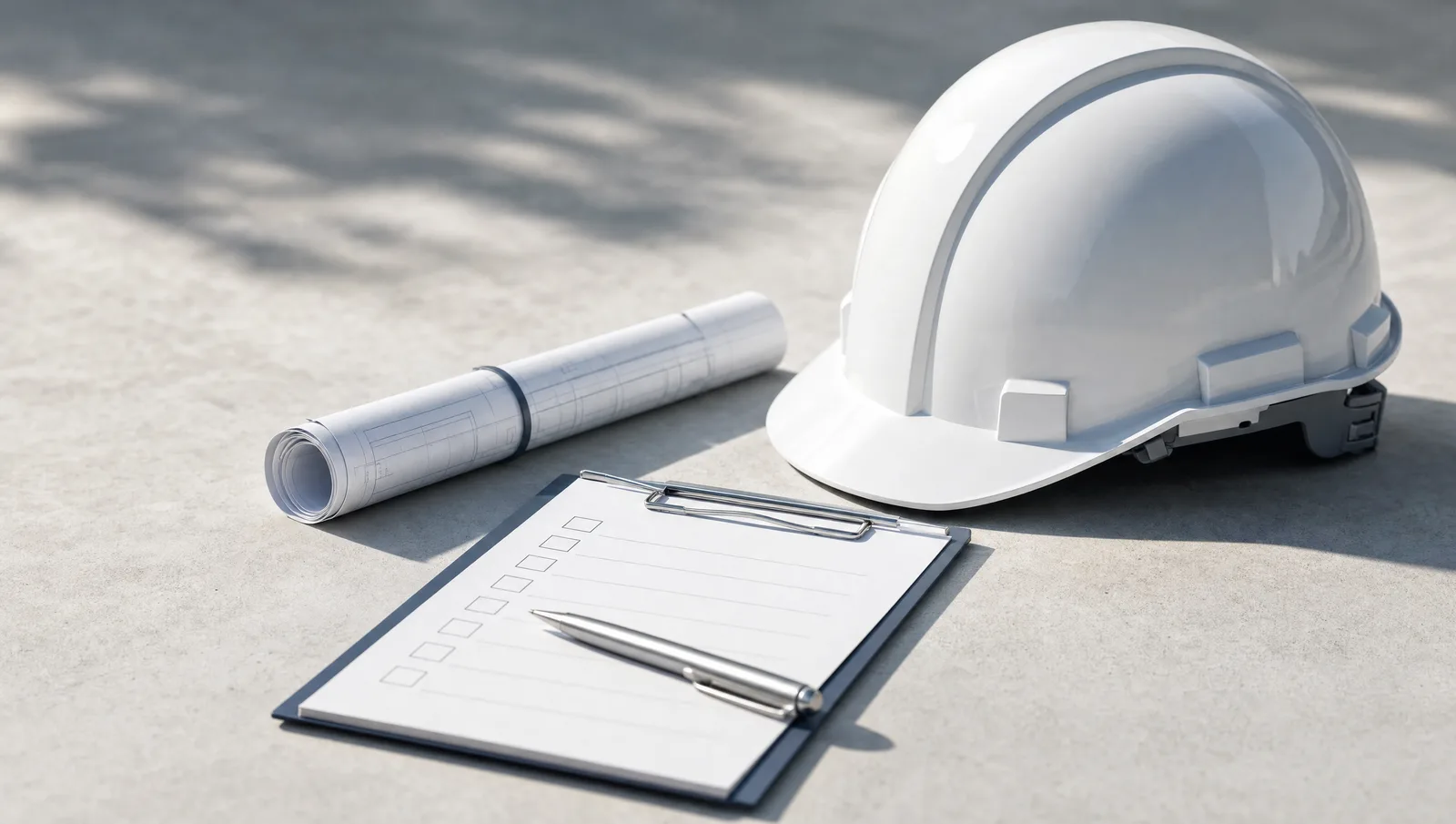 Safety helmet and blueprint